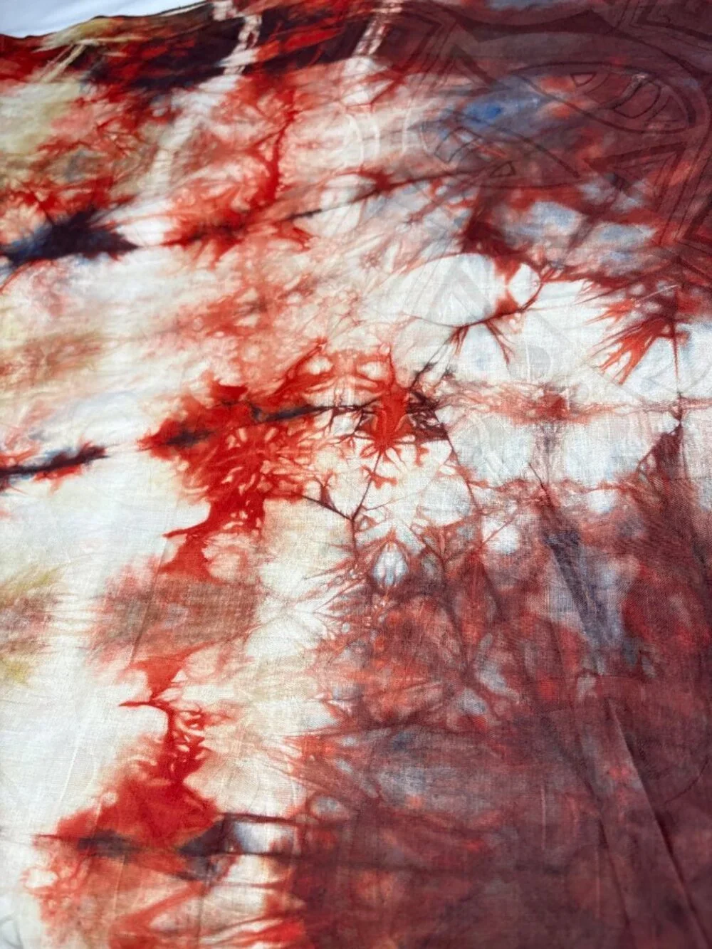 Hand-Dyed Cotton Batik Fabric 1/2 yard x 50